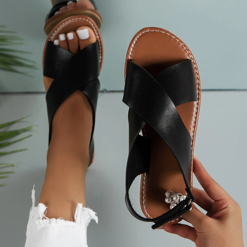 Heidi-Mode | Damen sandalen mit Schnalle 0