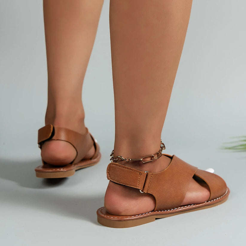 Heidi-Mode | Damen sandalen mit Schnalle 1