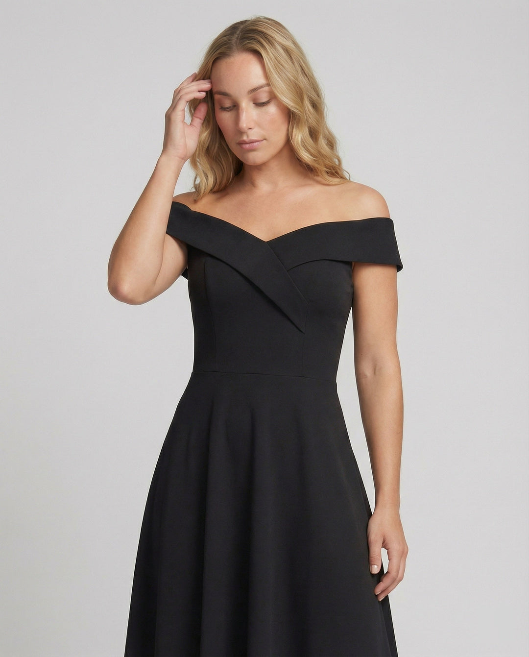 Heidi-Mode | Elegantes Off-Shoulder Langes Catwalk Abendkleid 1
