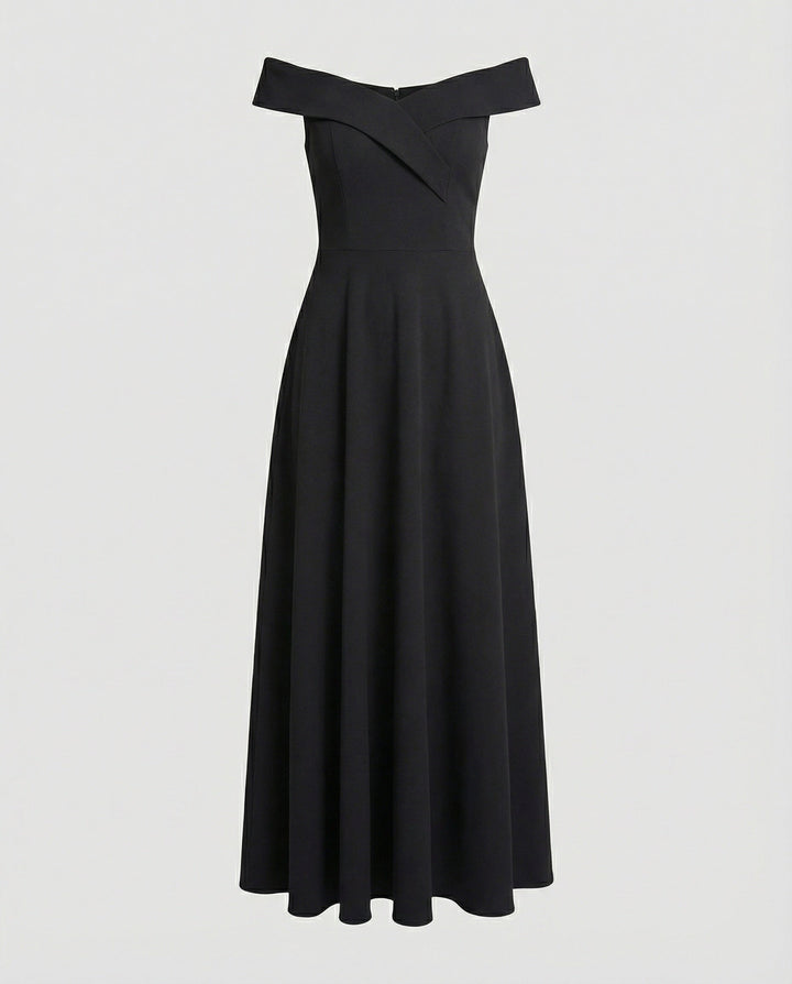 Heidi-Mode | Elegantes Off-Shoulder Langes Catwalk Abendkleid 2