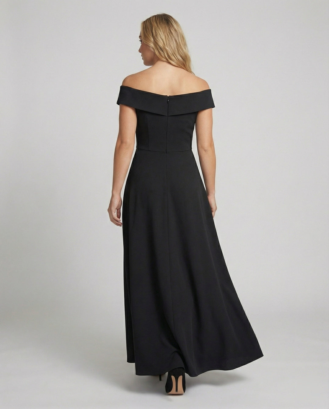 Heidi-Mode | Elegantes Off-Shoulder Langes Catwalk Abendkleid 3