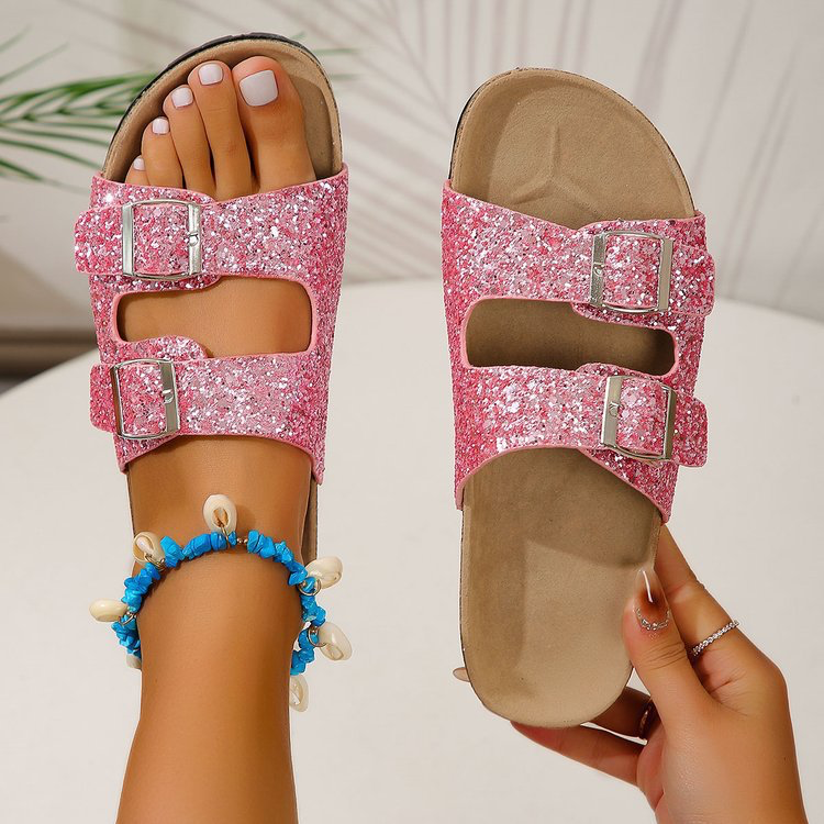 Heidi-Mode | Glitzersandalen 0