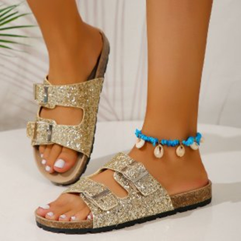 Heidi-Mode | Glitzersandalen 5
