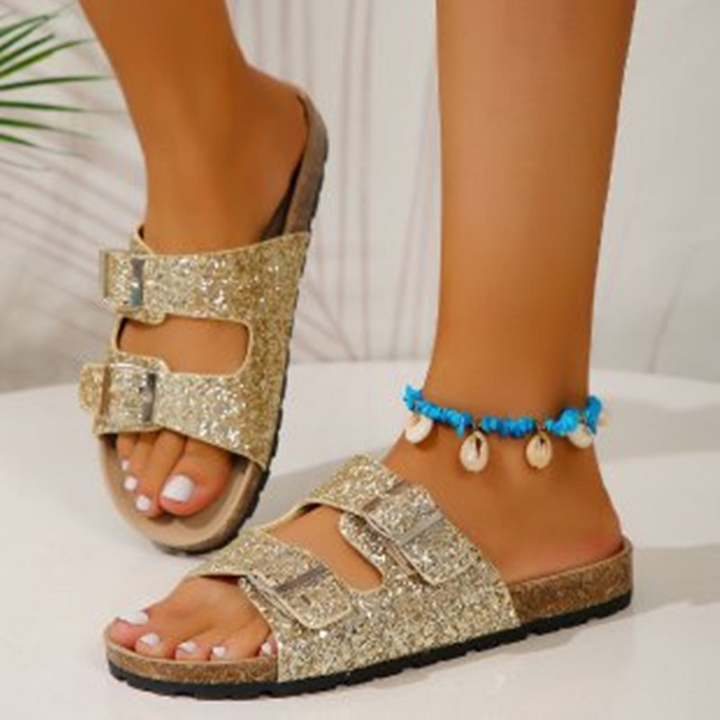 Heidi-Mode | Glitzersandalen 5