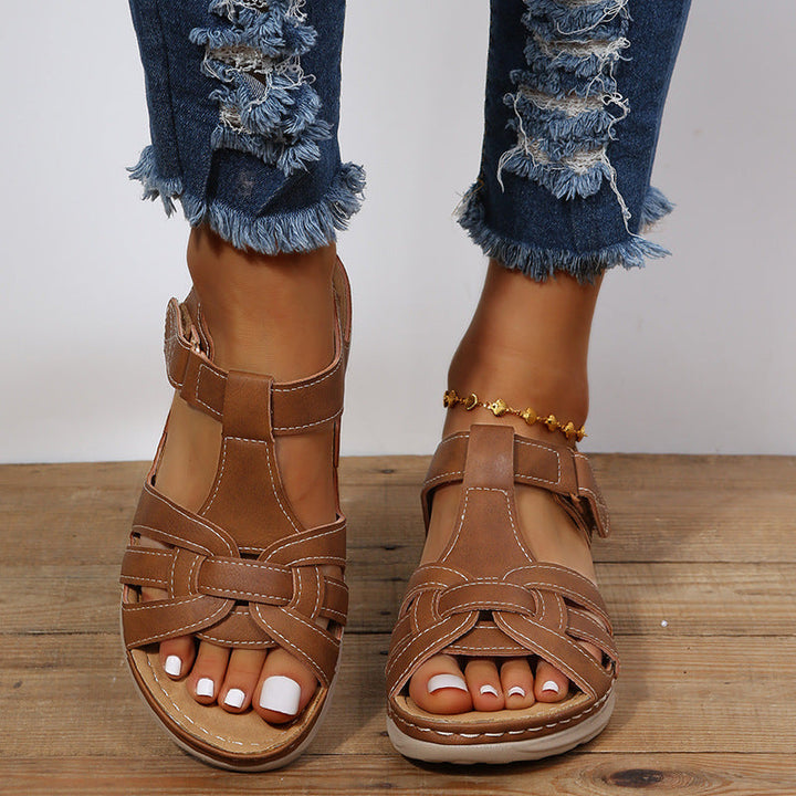 Heidi-Mode | Orthopädische Damen Klettverschluss-Sandalen 2