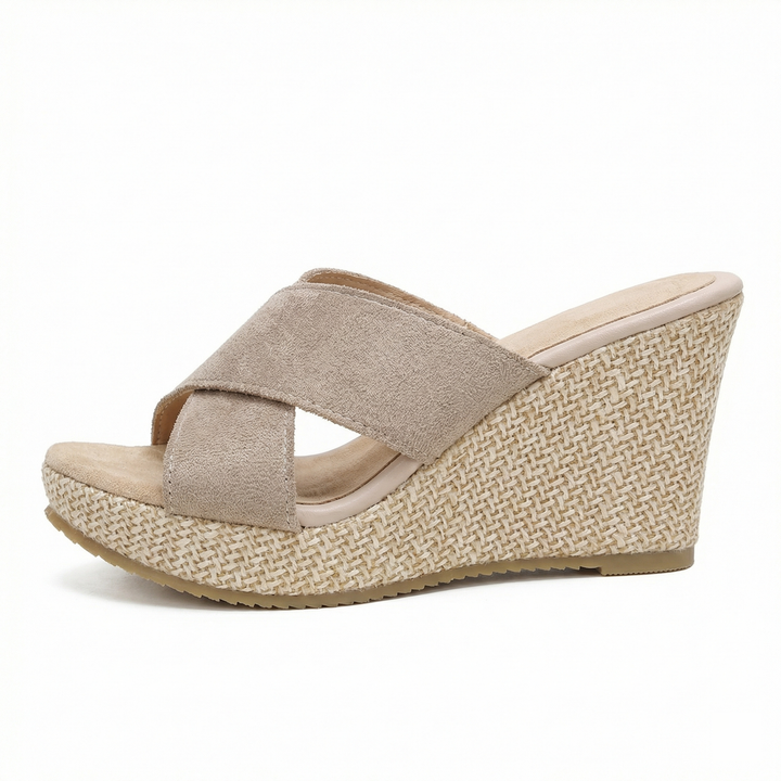 Heidi-Mode | Orthopädische Sandalen mit Absatz Sandalen Damen Bequem 0