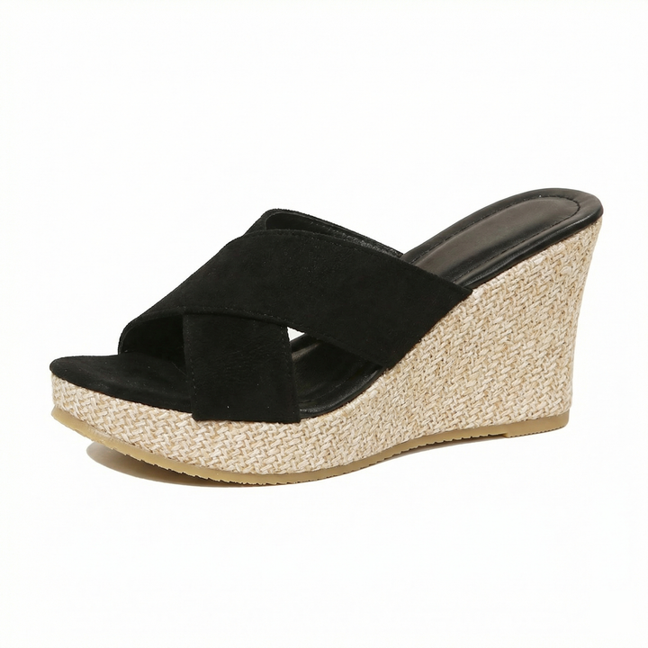 Heidi-Mode | Orthopädische Sandalen mit Absatz Sandalen Damen Bequem 1