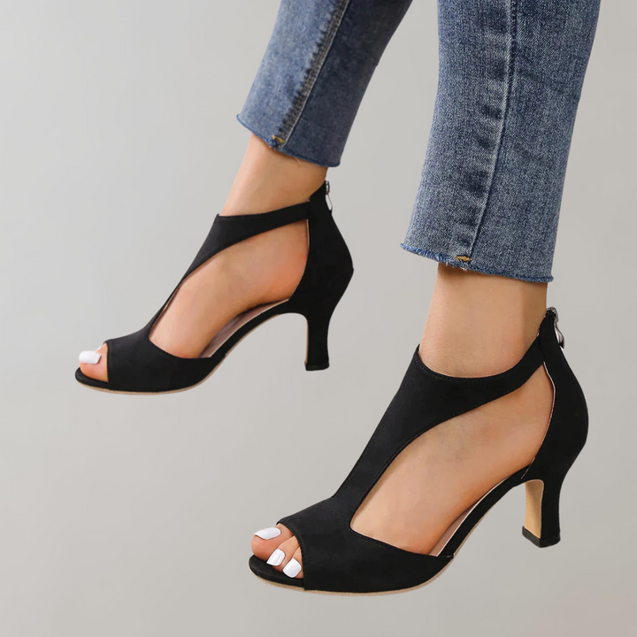 Heidi-Mode | Orthopädische Sandalen mit Absatz Sandalen mit Pantolette Damen 0