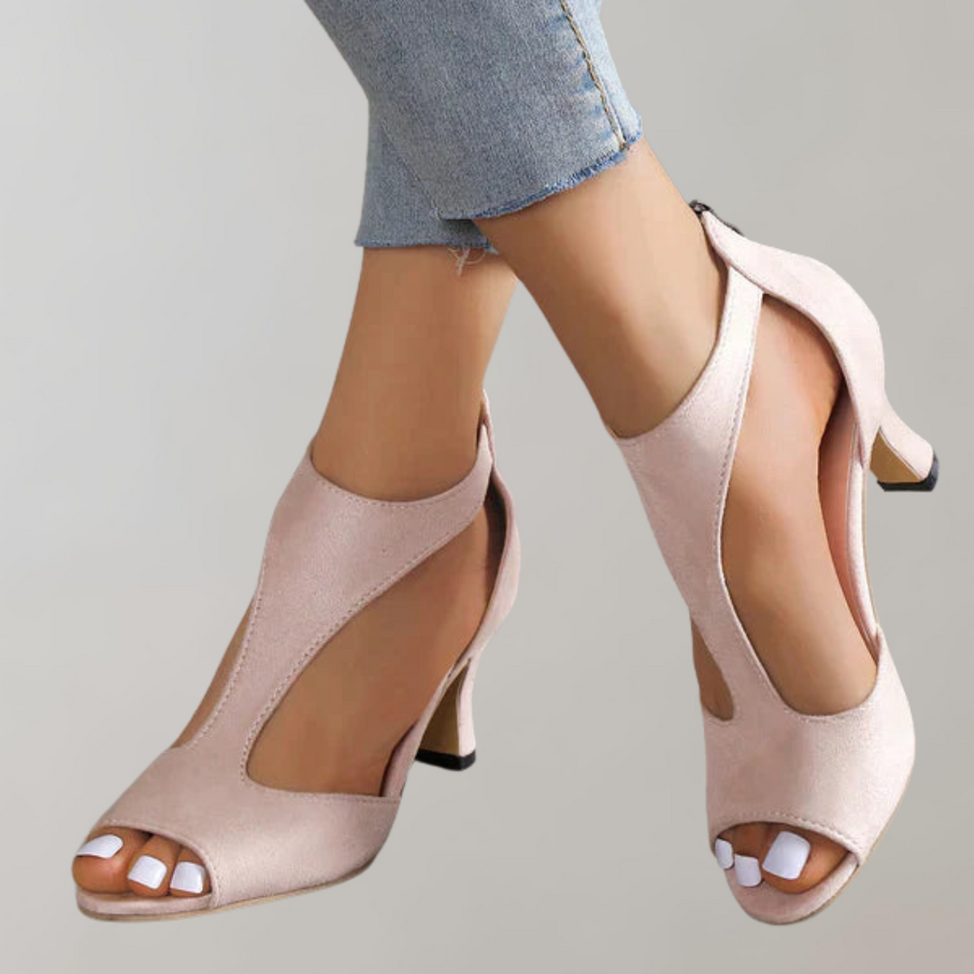 Heidi-Mode | Orthopädische Sandalen mit Absatz Sandalen mit Pantolette Damen 3