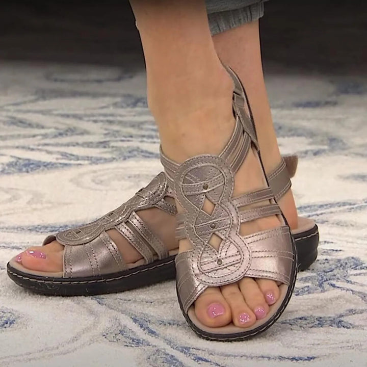 Heidi-Mode | Stilvolle Ergonomische Sandalen mit Fußgewölbeunterstützung 9