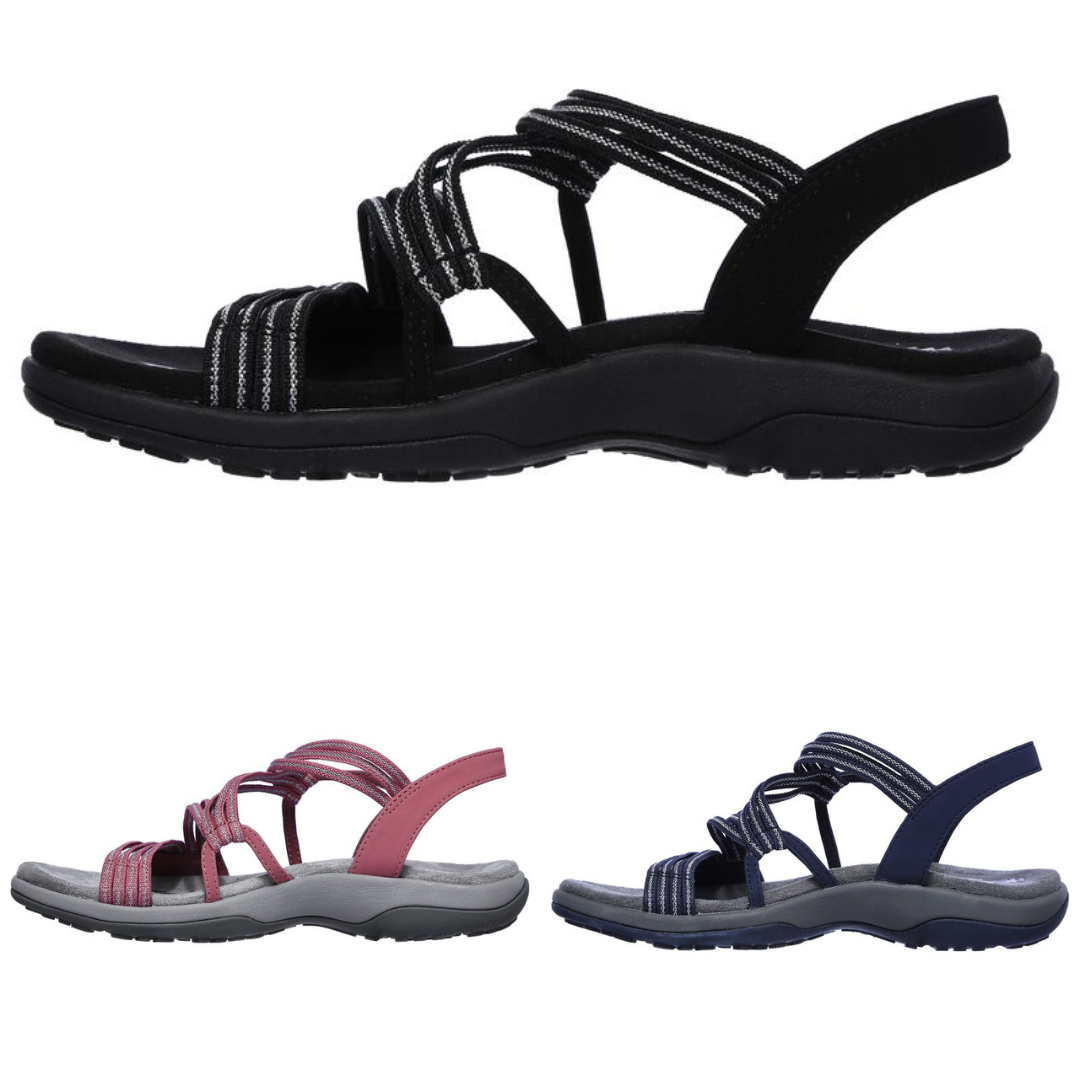 Heidi-Mode |  Orthopädische Bequeme Riemchensandalen In Übergröße für Die Freizeit | Riemchensandalen mit Weicher Sohle für Den Sommer für Damen 2