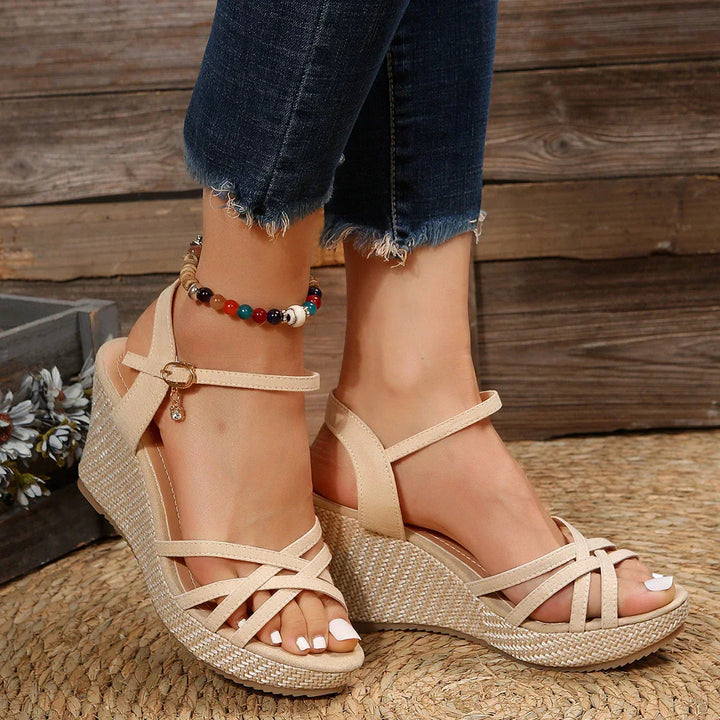 Heidi - Damen Sandalen mit Keilabsatz 3
