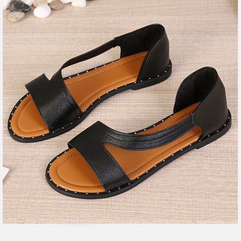 Heidi Steppers | Sandalen mit bezogenem Absatz 4