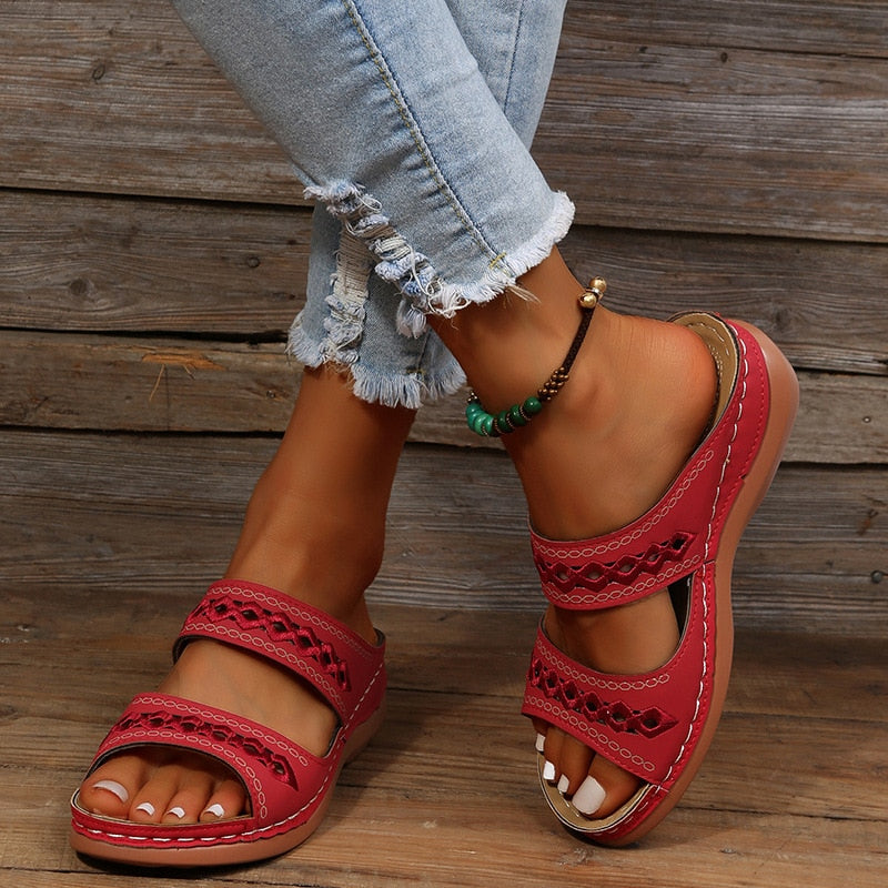 Heidi | Gepolsterte orthopädische Sandalen 0