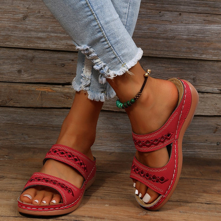Heidi | Gepolsterte orthopädische Sandalen 0