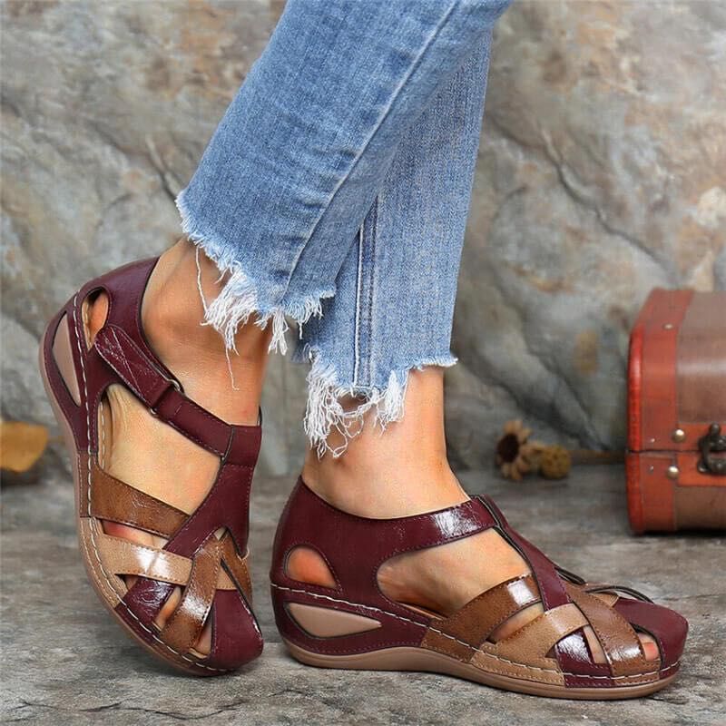 Heidi | Orthopädische Retro-Sandalen 0