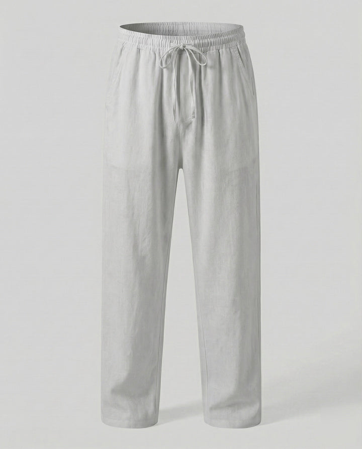 Herren lässige Leinen-Loungehose im Zen-Stil 11