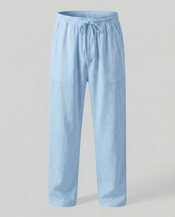 Herren lässige Leinen-Loungehose im Zen-Stil 12