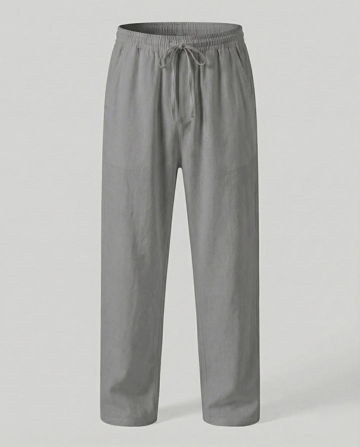 Herren lässige Leinen-Loungehose im Zen-Stil 13