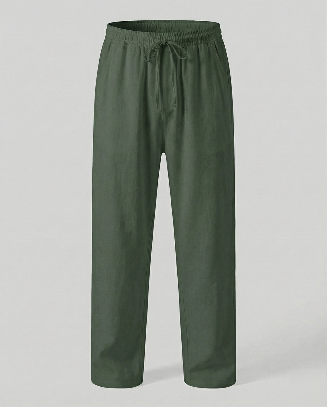 Herren lässige Leinen-Loungehose im Zen-Stil 14
