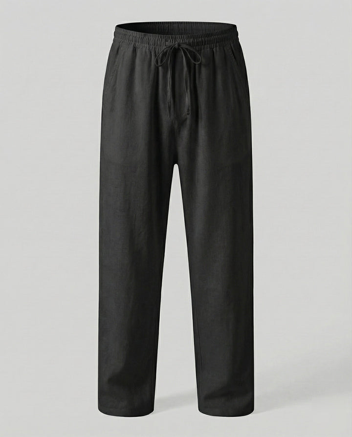 Herren lässige Leinen-Loungehose im Zen-Stil 5