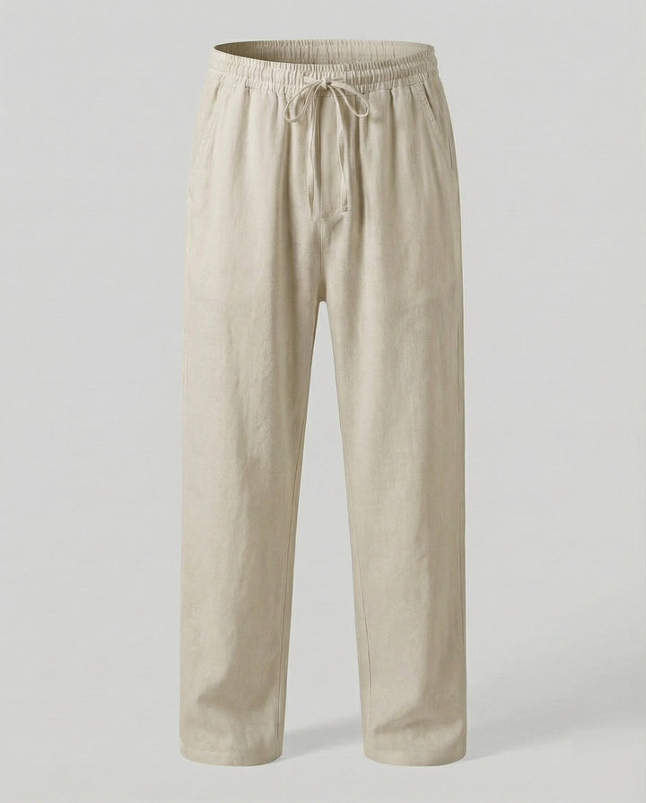 Herren lässige Leinen-Loungehose im Zen-Stil 6