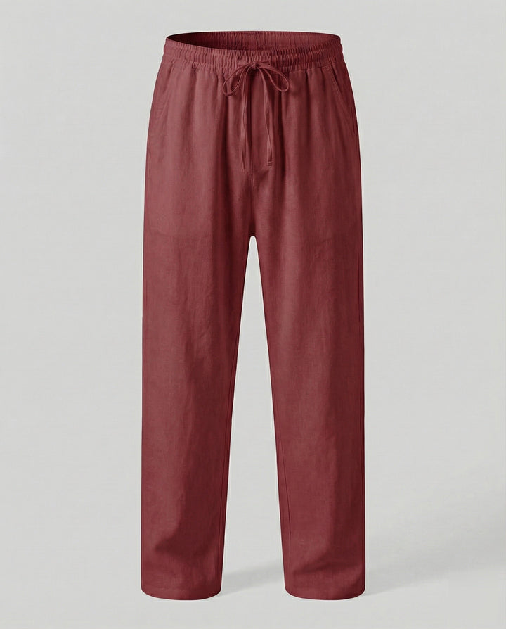 Herren lässige Leinen-Loungehose im Zen-Stil 7