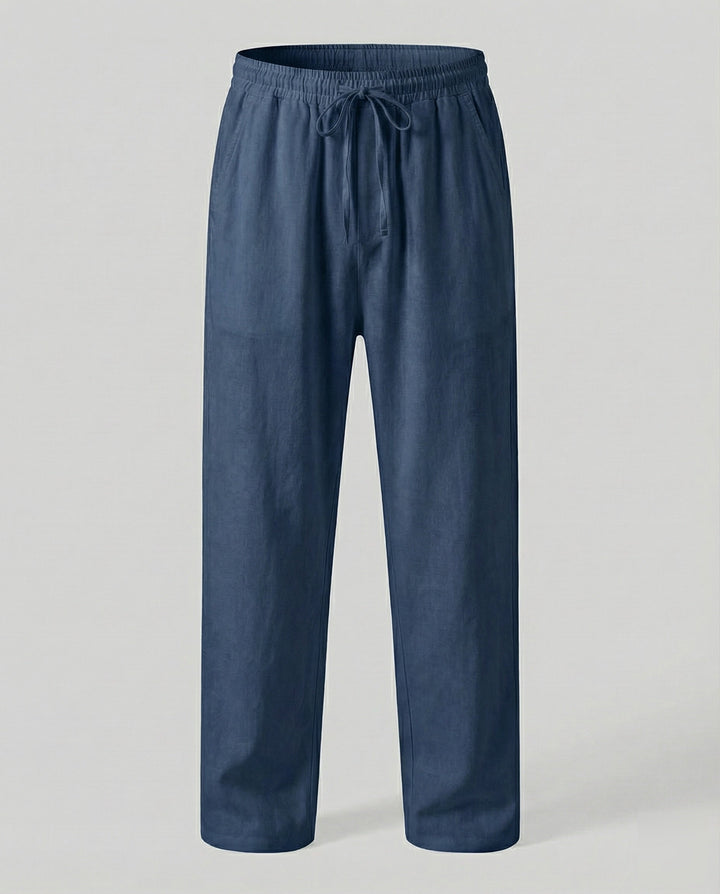 Herren lässige Leinen-Loungehose im Zen-Stil 8