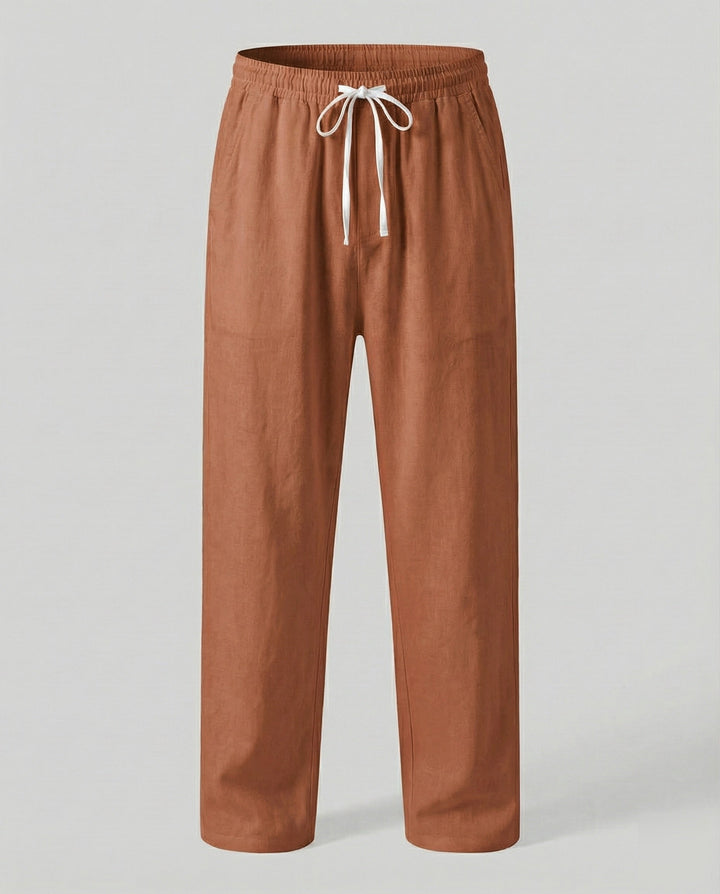 Herren lässige Leinen-Loungehose im Zen-Stil 9