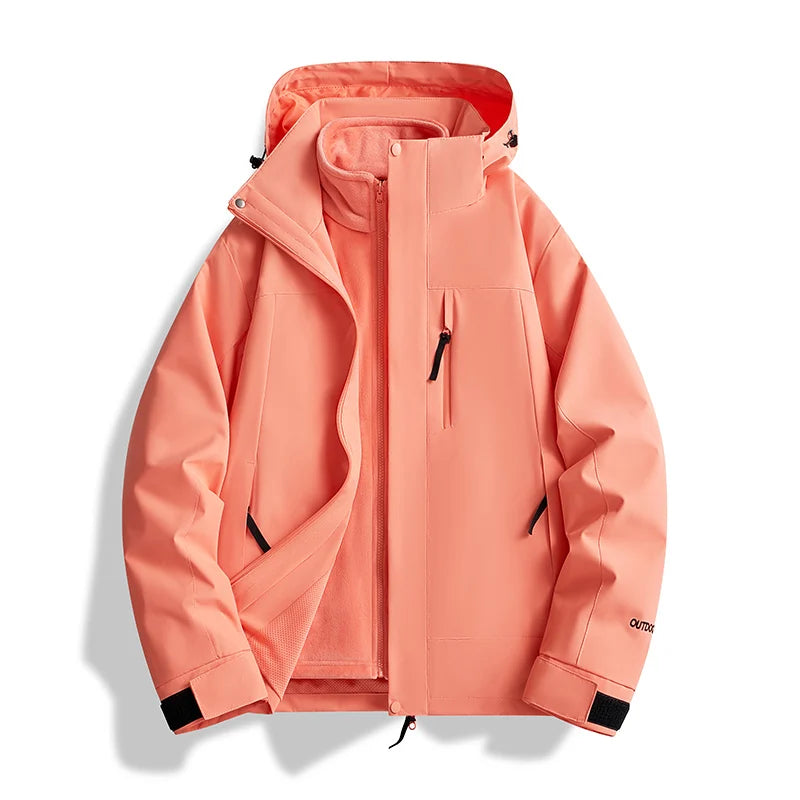 Herren und Damen Skijacke mit Kapuze – Funktionalität trifft auf modernes Design 1