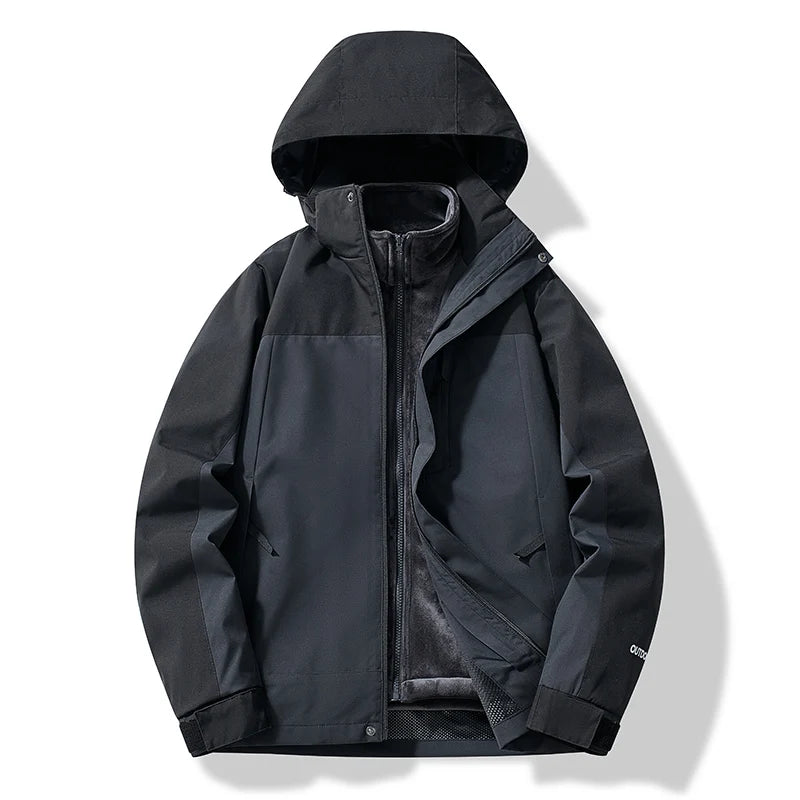 Herren und Damen Skijacke mit Kapuze – Funktionalität trifft auf modernes Design 4