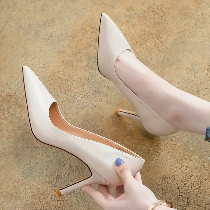 High Heels mit spitzer Spitze 0