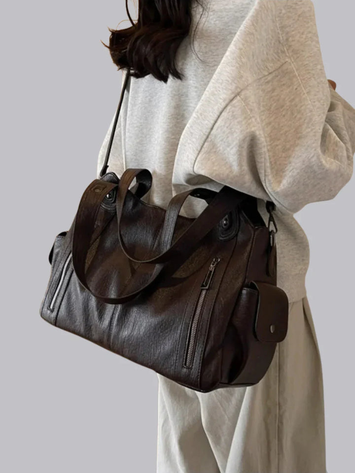 Frauen Puffy Leder Handtasche