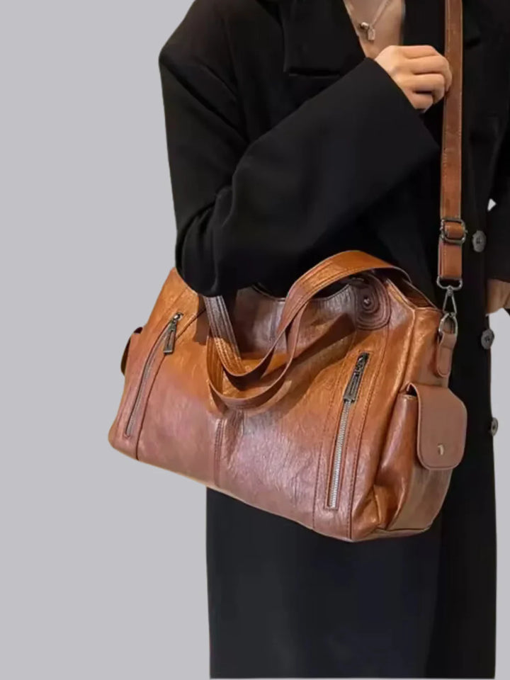 Frauen Puffy Leder Handtasche