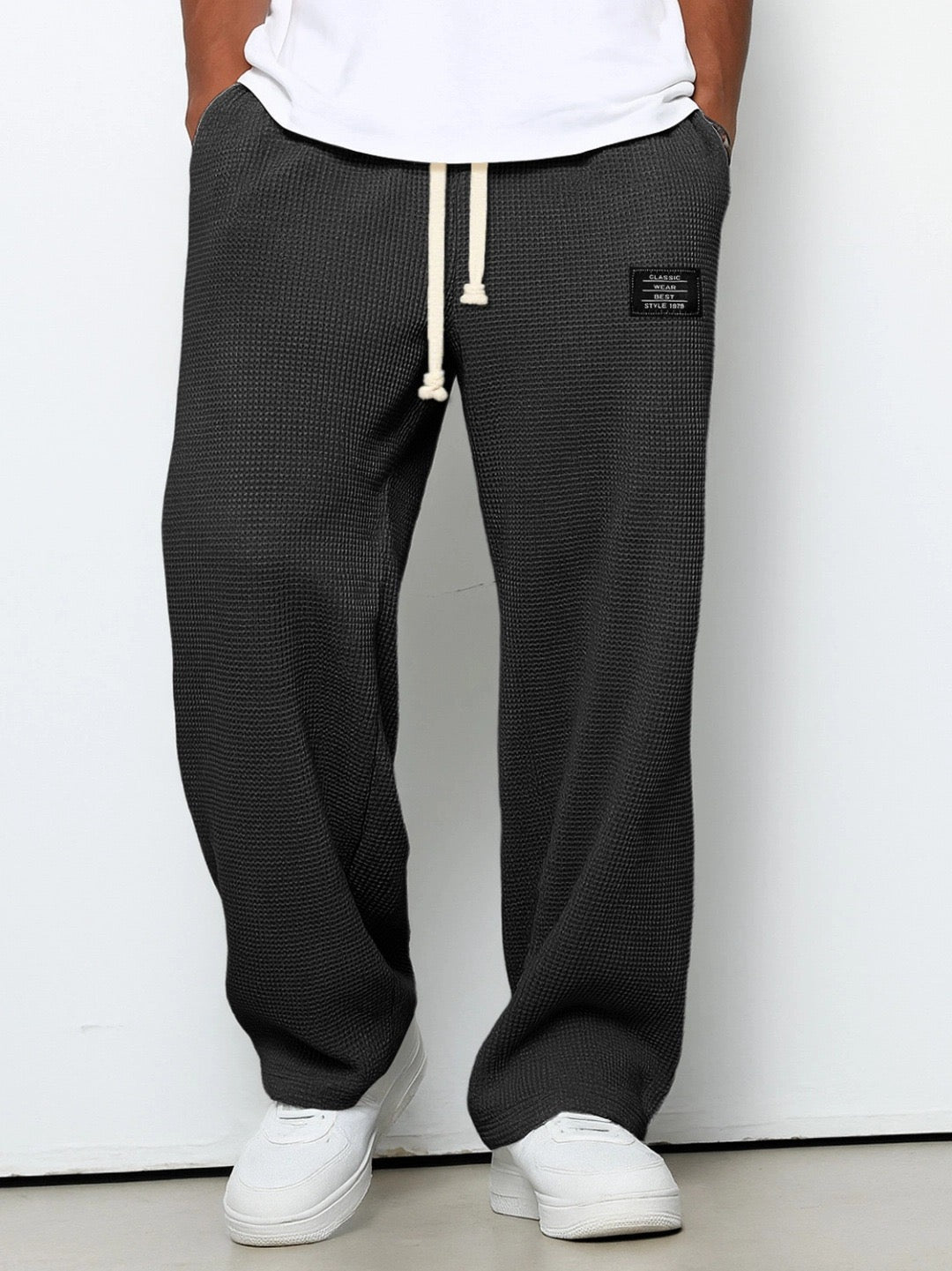 Herren Jogginghose Mit Lockerer Passform Und Seitentaschen – Bequeme Freizeithose