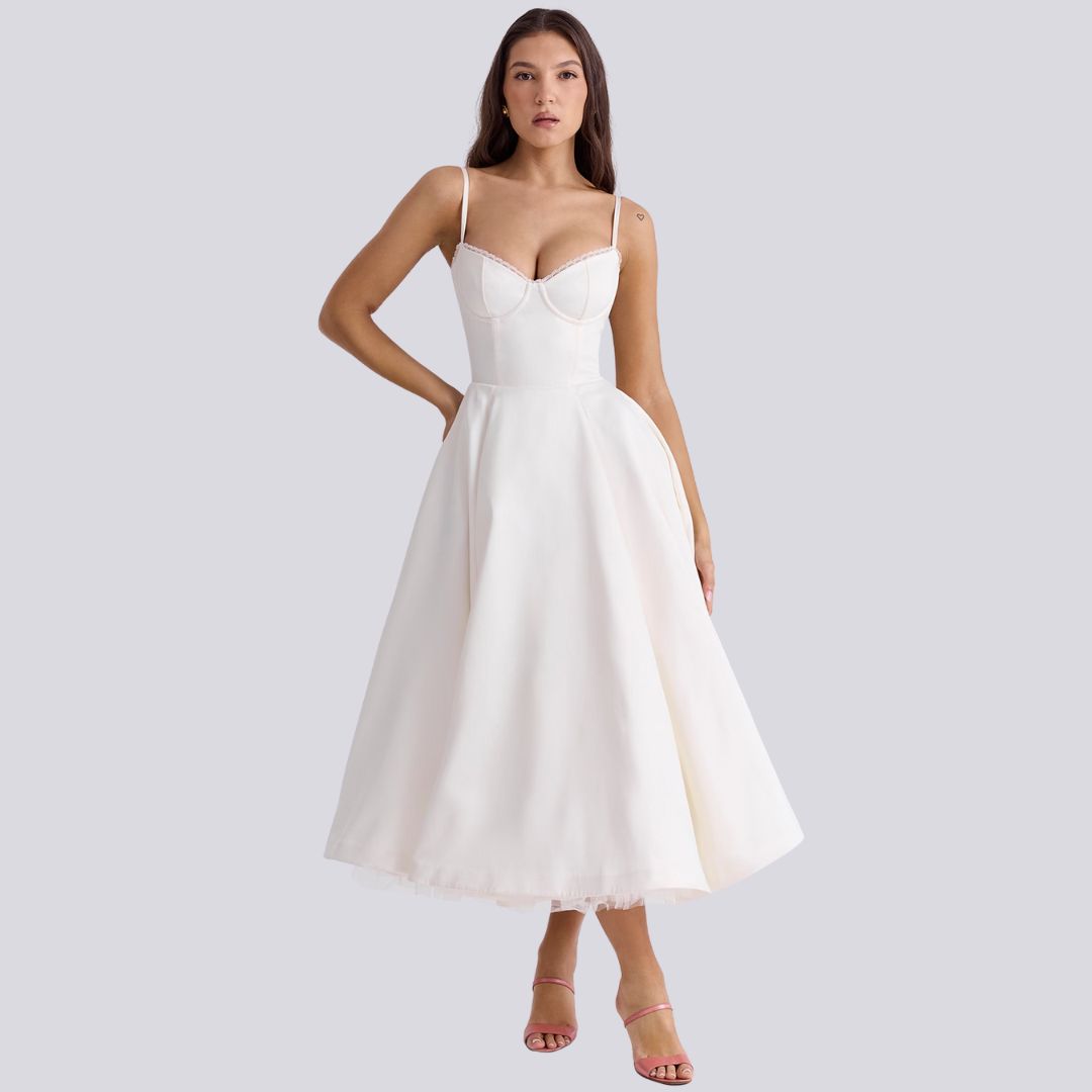 Ärmelloses Korsettkleid Für Damen