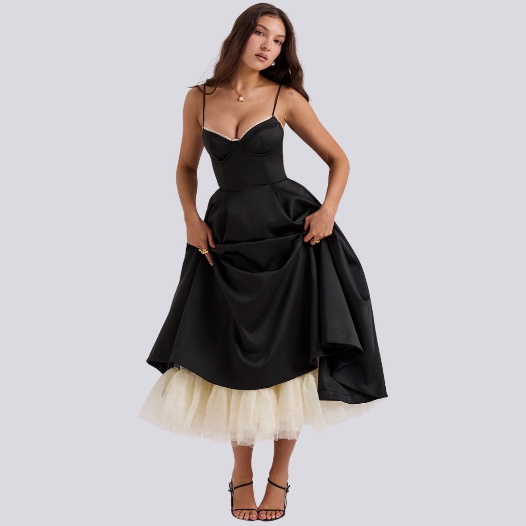 Ärmelloses Korsettkleid Für Damen