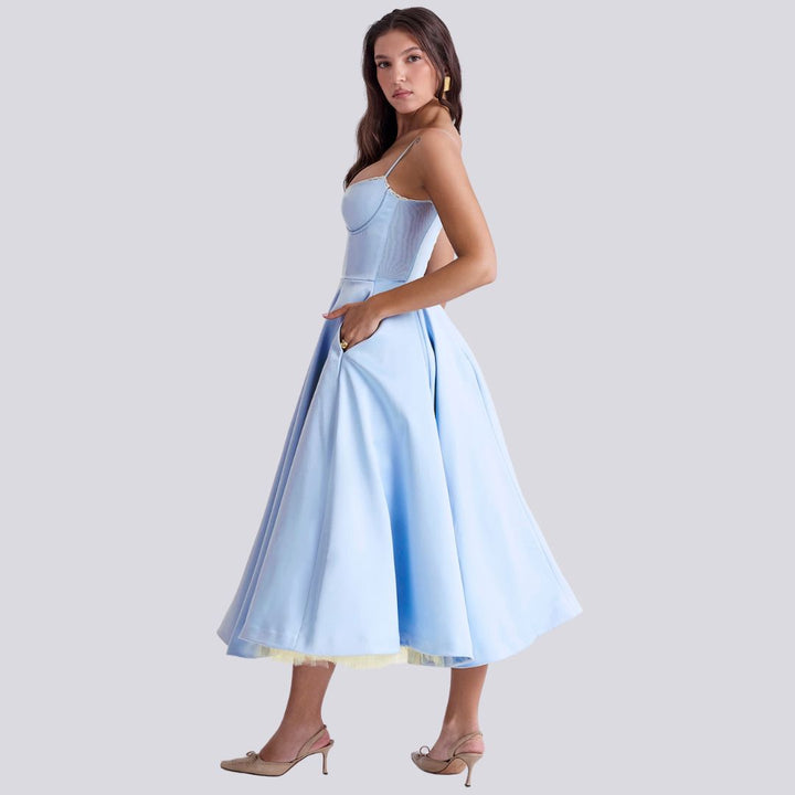 Ärmelloses Korsettkleid Für Damen