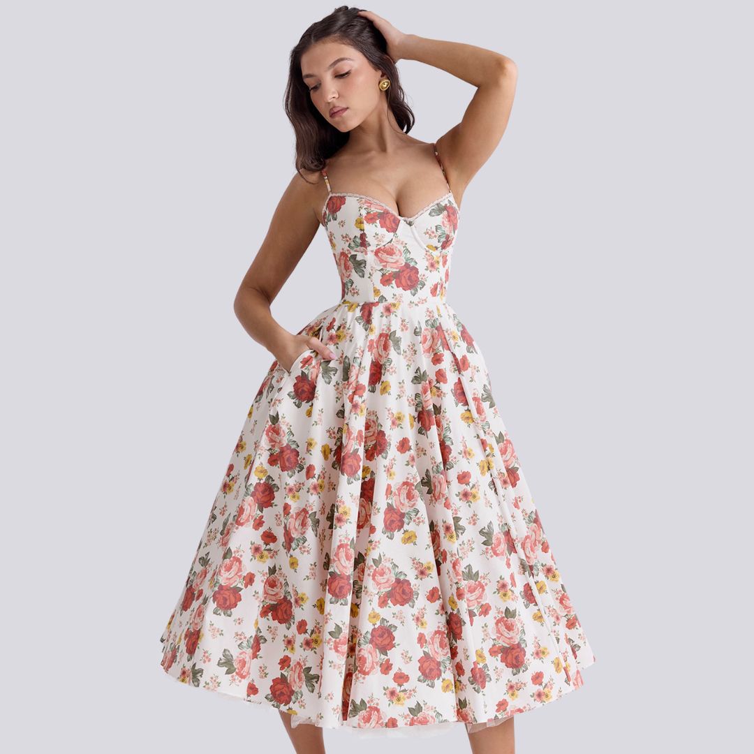 Ärmelloses Korsettkleid Für Damen