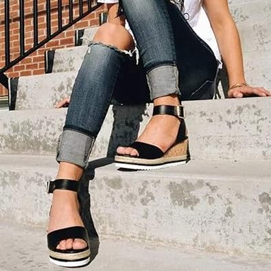 Klassische Damen-Keilsandalen 1