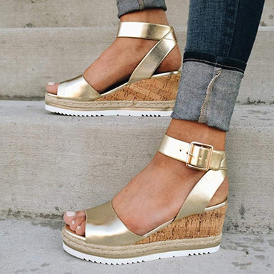 Klassische Damen-Keilsandalen 2
