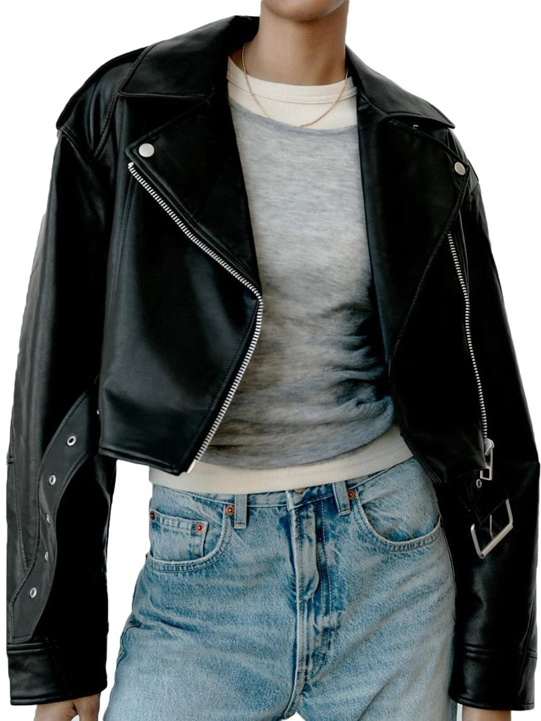 Klassische Damen Bikerjacke – Urbaner Stil für Jeden Tag 2