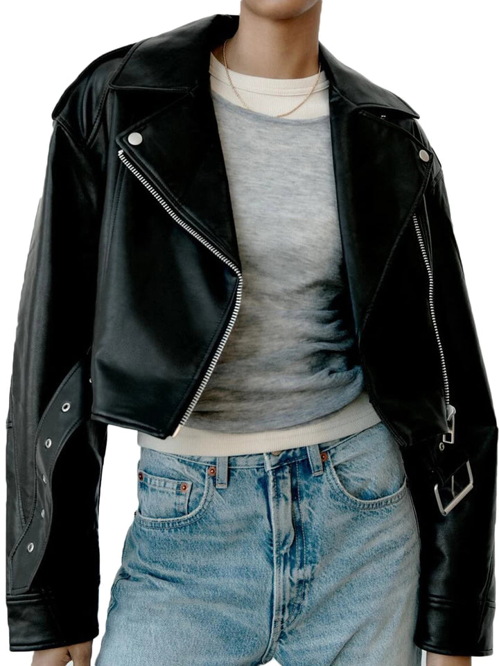 Klassische Damen Bikerjacke – Urbaner Stil für Jeden Tag 2