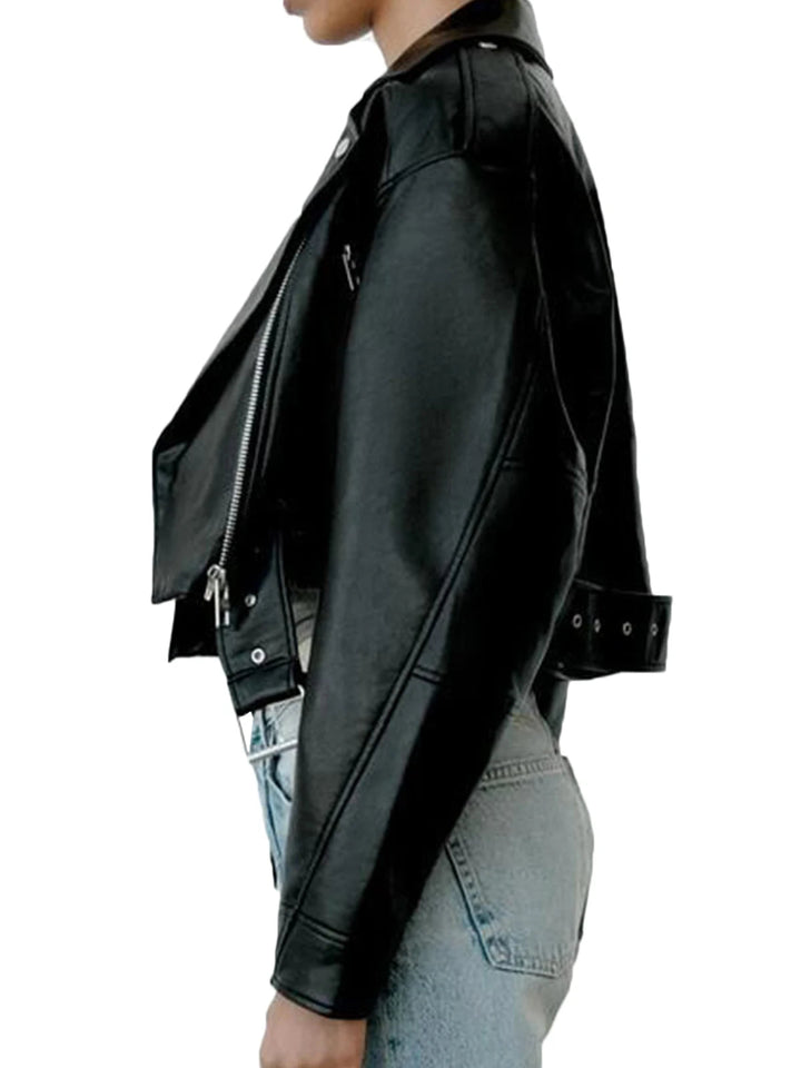 Klassische Damen Bikerjacke – Urbaner Stil für Jeden Tag 4