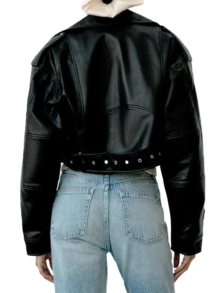 Klassische Damen Bikerjacke – Urbaner Stil für Jeden Tag 5