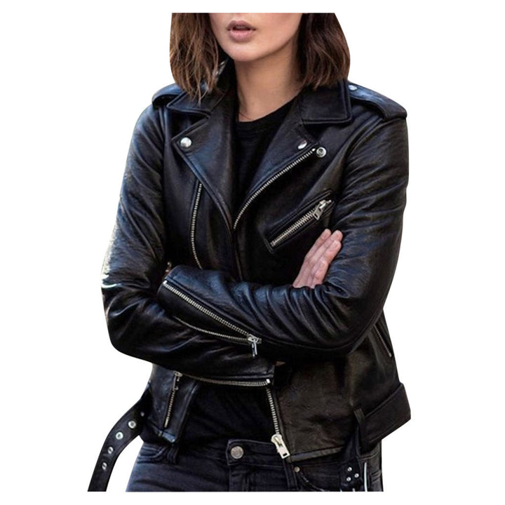 Lässige Bikerjacke für Damen | Stilvoller Begleiter für jeden Anlass 1