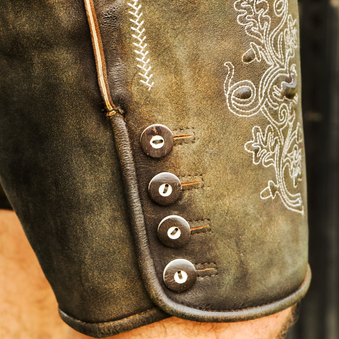 Traditionelle Herren-Lederhose aus echtem Leder