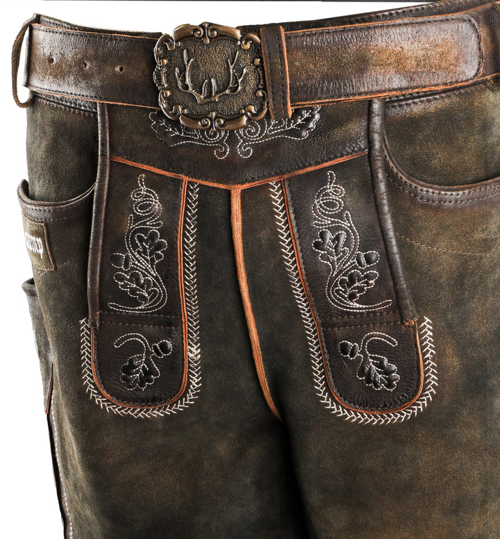 Traditionelle Herren-Lederhose aus echtem Leder