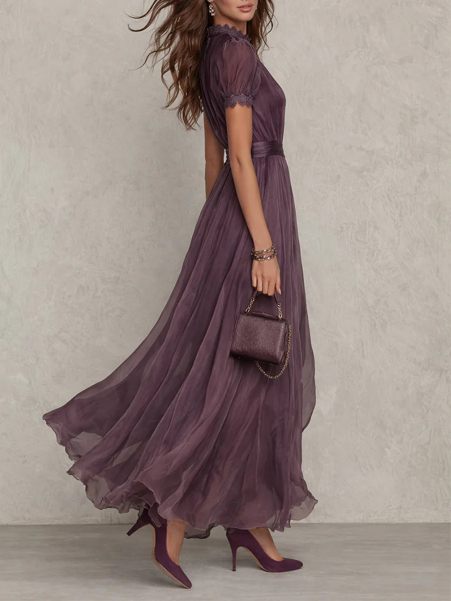 Maxikleid Flavia: Eleganter Chiffon für festliche Anlässe 1