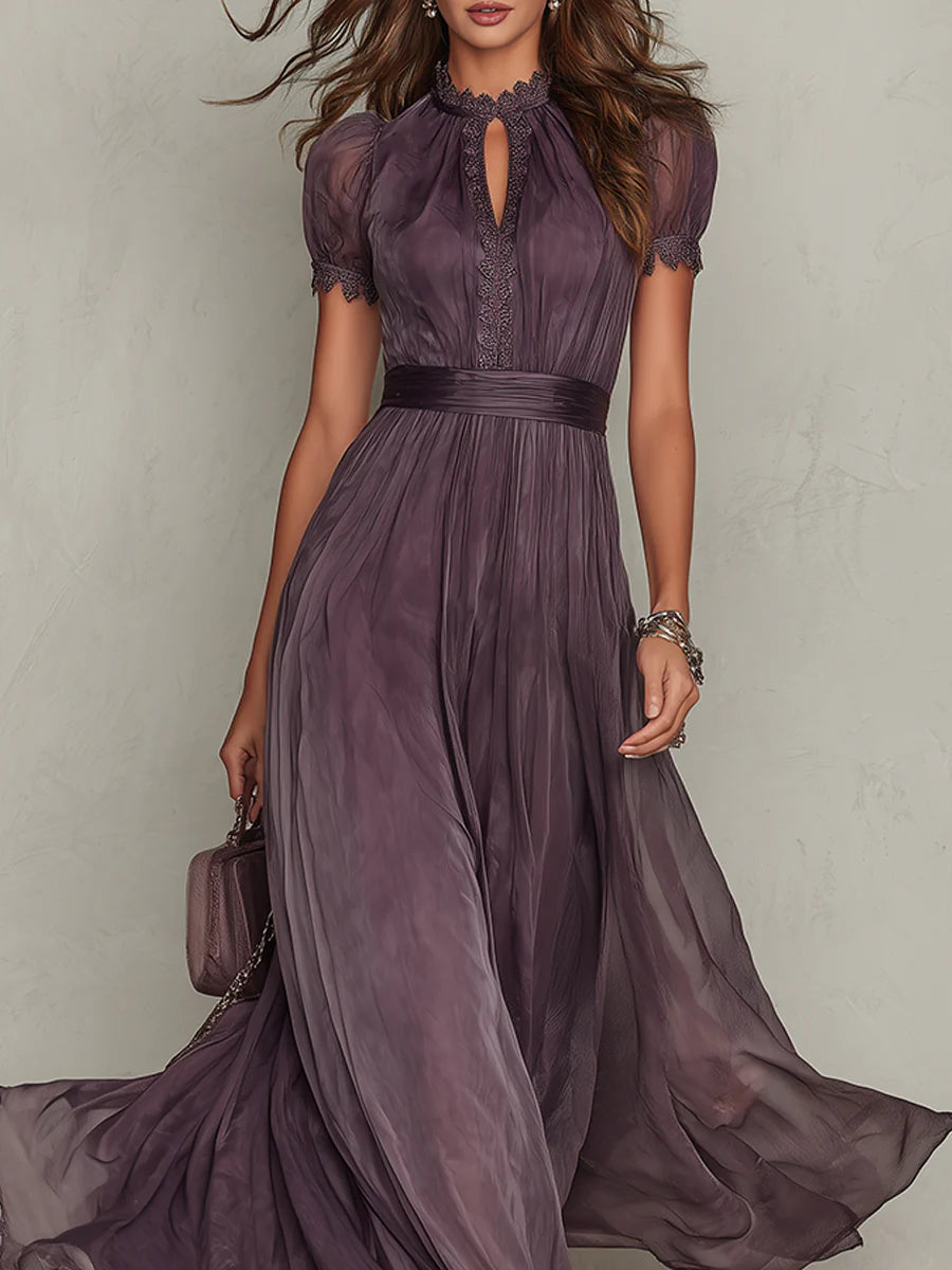 Maxikleid Flavia: Eleganter Chiffon für festliche Anlässe 3